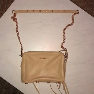 Rebecca Minkoff Rose Gold Mini 5 Zip Crossbody Bag